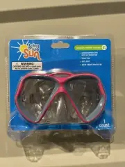 Bring On The Sun Swim Mask Goggles Ages 8+ Latex Free Polycarbonate