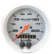 Auto Meter Ultra-Lite GPS Speedometer 5" In-Dash Metric 0-225 kph AU4481-M