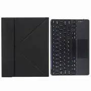 Bluetooth Keyboard Leather Case For Ipad 9.7 2018 / 2017 With Three-Fold Holder