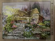 needlepoint Tapestry Gobelin L House Canvas Only 60x75 Cm