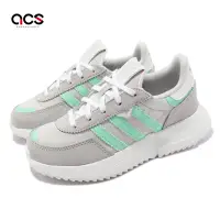 在飛比找Yahoo奇摩購物中心優惠-adidas 童鞋 Retropy F2 C 中童 灰 蒂芬