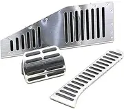 QLNCNQMRMV For RHD Fit For VW Fit For Golf Mk6 Fit For JETTA Mk5 Fit For Scirocco Octavia Stainless Steel AT Pedal Cover (Include Footrest+Gas+Brake Pedal) pedale