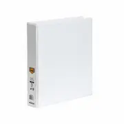 Marbig Insert Binder Clearview A4 4-Ring 38mm White GNS-45295