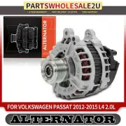 Alternator for Volkswagen Passat 2012-2015 L4 2.0L 180A 12V Clockwise 6-Groove (for: Volkswagen)