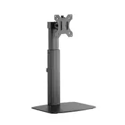 Brateck Single Free Standing Screen Pneumatic Vertical Lift Monitor Stand Fit Most 17'-32' Flat and Curved Monitors Up to 7 kg VESA 75x75/100x100 LDS-22T01