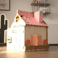 在飛比找蝦皮商城精選優惠-幼兒園 手工DIY涂鴉紙箱城堡房子獨立空間自由紙板帳篷兒童紙