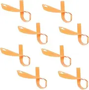LIGHTAOTAO 8pcs Multi-Purpose Nylon Hook Straps for Atvs and Motorcycles Secure Luggage Tents and Outdoor Gear Binding Straps