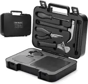 Small Household Tool Kit Set Case Hammer Tape Measure Screwdriver Box Cutter