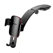 Baseus Black Metal Age Gravity Car Mount for iPhone 14 13 Samsung