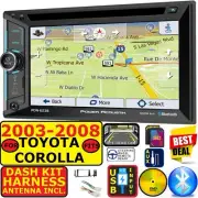 FITS 2003-08 TOYOTA COROLLA NAVIGATION BLUETOOTH CD/DVD USB CAR RADIO STEREO (for: Toyota)