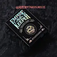 在飛比找Yahoo!奇摩拍賣優惠-Empire Keeper彩色龍牌紙牌魔術進口近景花切收藏 