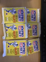 (6) Unopened Packs NFL 1990 Pro Set Series 2 Football Cards From Sealed Box