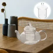 Glass Teapot with Infuser and Lid for Loose Leaf Tea