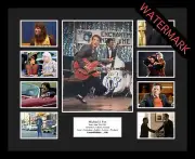 MICHAEL J. FOX TEEN WOLF LIMITED EDITION OF 100 ONLY SIGNED FRAMED MEMORABILIA