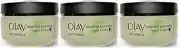 Olay Anti-Wrinkle Sensitive & Natural Night Cream, 1.7 oz (3 Pack)