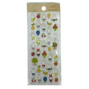 Hallmark Miffy Sticker Sheet Pack Gold Trimmed Fruit Trees Apple Lemon Banana