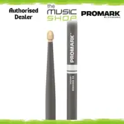 Promark Rebound 5A Painted Hickory Drumsticks, Grey Drum Sticks - RBH565AW-GRAY