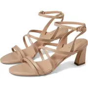NWT Cole Haan Women's Addie Strappy Sandals Heeled, Brush Leather-Size 7.5