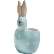 LVD Ceramic Bunny Planter Plant Pot Mint Decorative Home Decor Ornament Display
