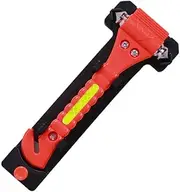 Emergency Seat Belt Cutter and Window Hammer Tool, Car Accessories, 2 Pack (Orange red, One Size)