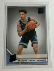 2019/20 Panini Clearly Donruss Rated Rookie BRANDON CLARKE PURPLE SP #70