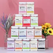 Beauty salon soft mask powder canned moisturizing mint chamomile rose petal soft mask crystal jelly mask powder kiwi soft mask powder