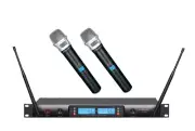 GTD 2x100 Adjustable Channel UHF Wireless Handheld Microphone Mic System 622H