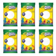 6x Crayola Kids/Child Creative Model/Modeling Magic Squishy 113gms White 36m+
