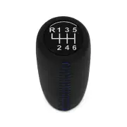 MAZDA 6 SPEED SHIFT KNOB BLUE STITCHED MX-5 NC III CX7 ER 6 II GH 5CR CW 3 BK BL