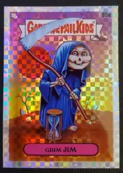 Garbage Pail Kids Chrome Series 3 X-Refractor Grim Jim 95a 035/150 NM-M RARE!