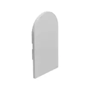 DECO 50 x 80mm Surf Mist DecoBatten Radius End Cap