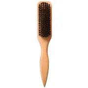 Slick Back Hair Brush for Smoothing Ponytail, Soft Boar Bristle Styling Edge ...