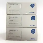 (3) Ivoclar Vivadent SpeedCEM Plus Resin Dental Cement Translucent - Brand New!!