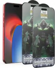 2 PCS ATB King Kong Series Flexible Ceramic Nano Glass Film AG Matte/Anti-Glare Screen Protector for iPhone 14 Pro Max