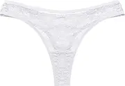 [Generic] Sexy Lingerie with Stockings Plus Size Underwear Panty for Women Crochet Panties Hollow Lace-up Out Sexy Lace Plus Size Honeymoon Lingerie for Bride (b-White, S)