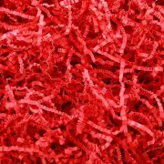 Outus 2LB Crinkle Cut Paper Shred Filler Shredded Paper for Gift Box (Red)