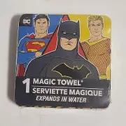 Magic Towel DC Comics Superman Batman Aquaman Justice League 11.5"x11.5" 2018