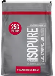 New Zero Carb Protein Powder, 100% Whey Protein Isolate, Flavor: Strawberrie...