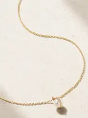 [Melissa Joy Manning] Melissa Joy Manning - 14-karat Recycled Gold, Pearl And Diamond Necklace - One size One size Gold