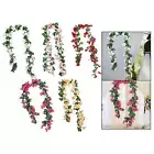 Artificial Flowers Vine, 1.8M Artificial Rose Vines Hanging Plants, Greenery