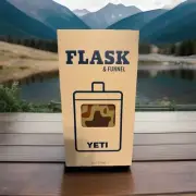 Yeti Tan Camo Flask & Funnel New Sealed Rare Color