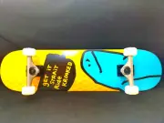 Krooked Skateboard Complete Gonz Schmoo 7.75 Krooked 53mm Wheels Abec 5 Bearings