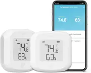 Wifi Temperature Humidity Sensor, Indoor Thermometer Hygrometer Monitor with Ale