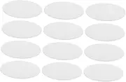 LIFKOME 12 Pack Acrylic Diffuser Sheets Lampshade Shield Led Light Diffuser for Table Lamps DIY Light Shield for Home Office and Commercial Use