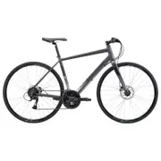 Apollo Exceed 20 Disc Flat Bar Road Bike Matte Charcoal Black/Silver (