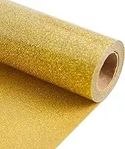 Glitter HTV Vinyl - 12” x 5 Feet Glitter Heat Transfer Vinyl Rolls, Glitter Iron on Vinyl for DIY Design