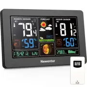 All-in-One Wireless Forecast Station with Adjustable Backlight & Remote Sensor
