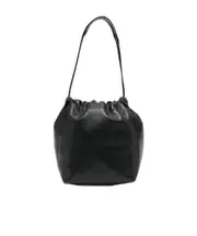 Jil Sander Dumpling Drawstring Shoulder Bag One size Black