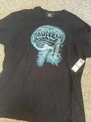 Vintage Y2K Marc Ecko Unltd Rhino Logo T-Shirt XXL MONEY ON MY MIND Hip Hop NWT
