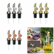 3pcs Wine Pourers Bottle Stoppers Olive Oil Dispenser Spout Bartender Tool